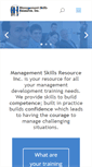 Mobile Screenshot of managementskillsinc.com
